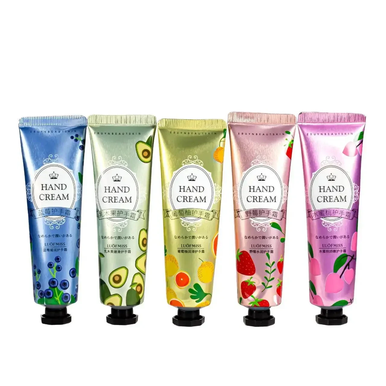 Набір кремів для рук LUOFMISS Plant Hand Cream Set, 5 шт., з рослинними екстрактами