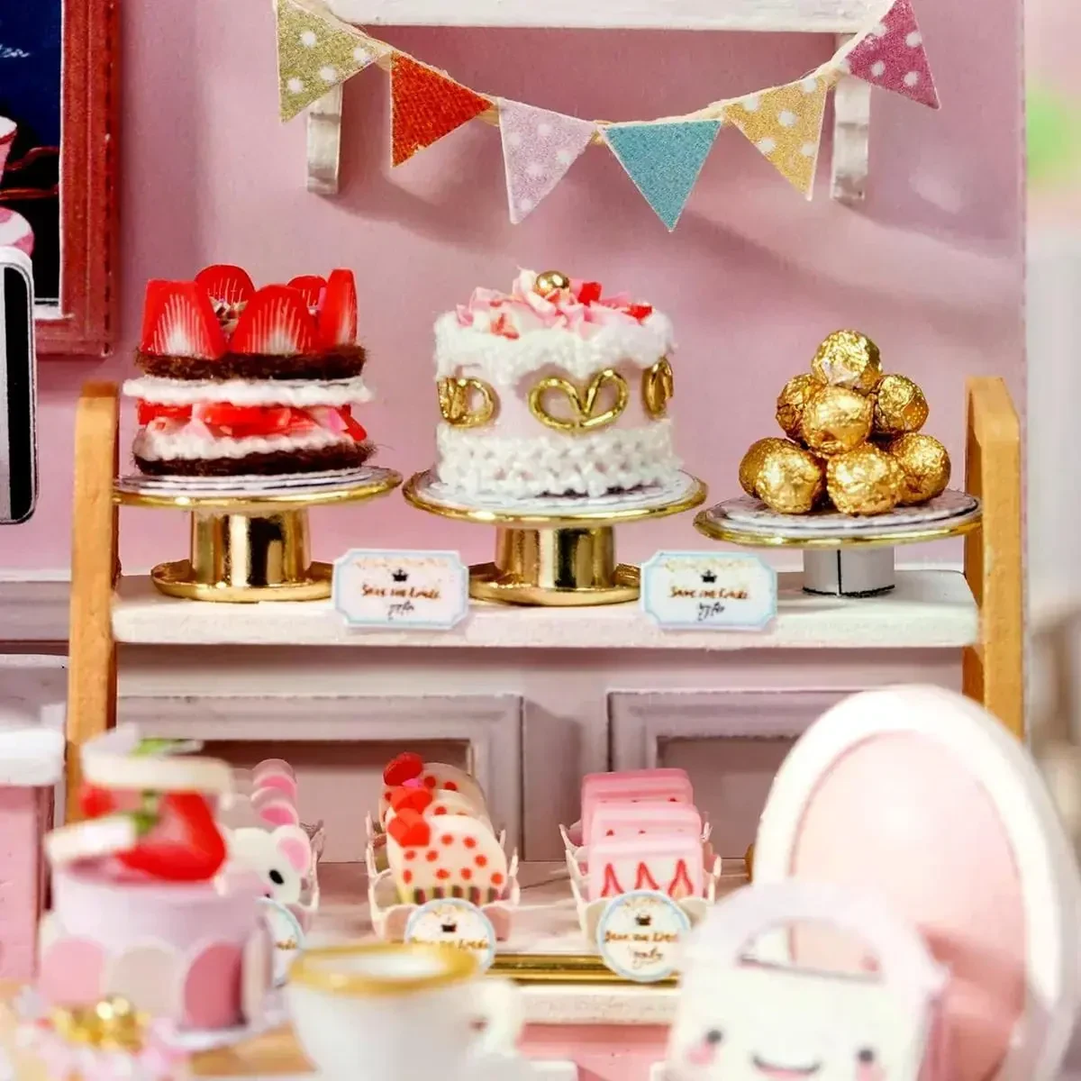 Конструктор 3D Румбокс Sweet Talk (Солодка розмова) з LED-підсвіткою та пилозахисним ковпаком