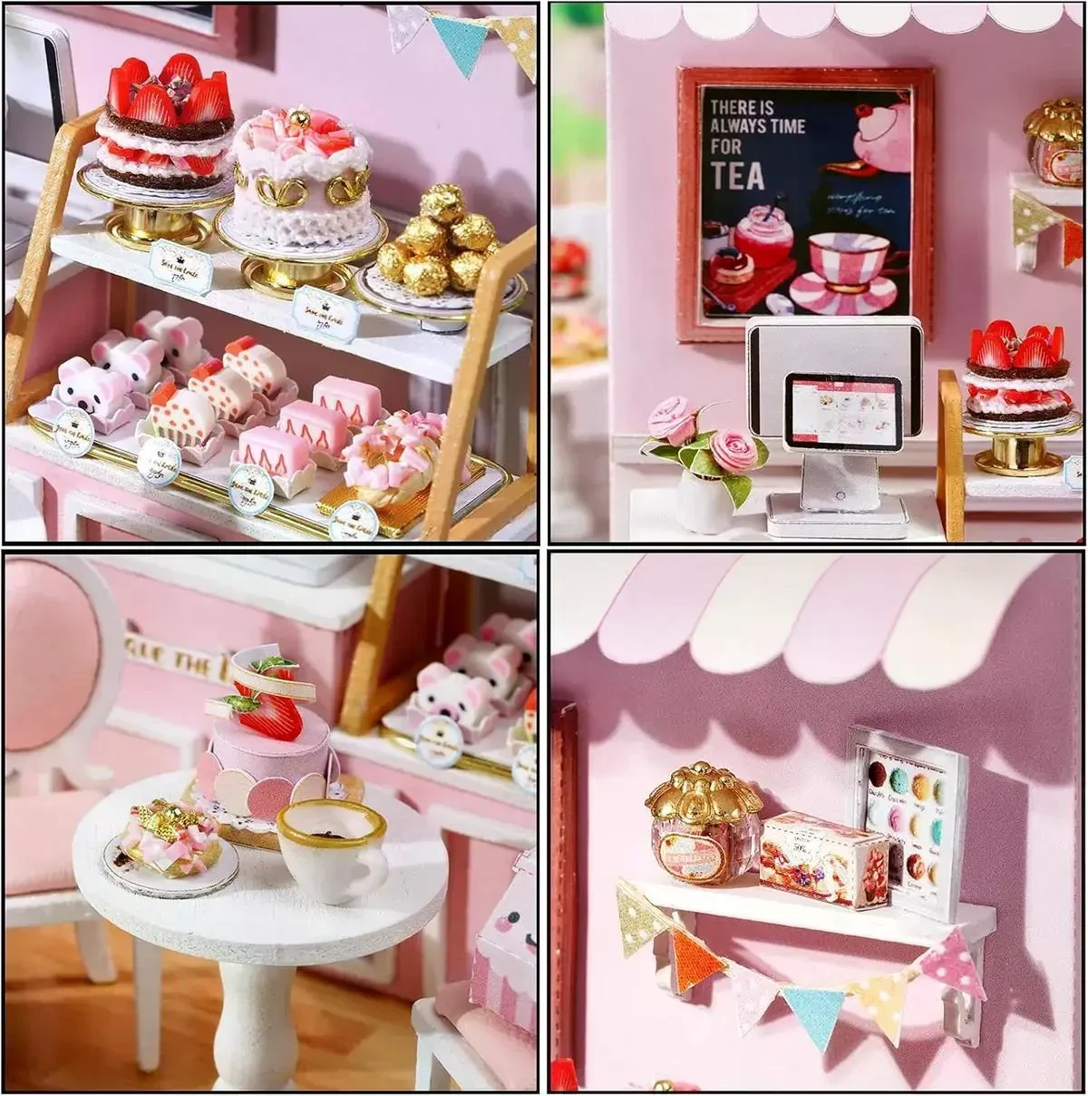 Конструктор 3D Румбокс Sweet Talk (Солодка розмова) з LED-підсвіткою та пилозахисним ковпаком