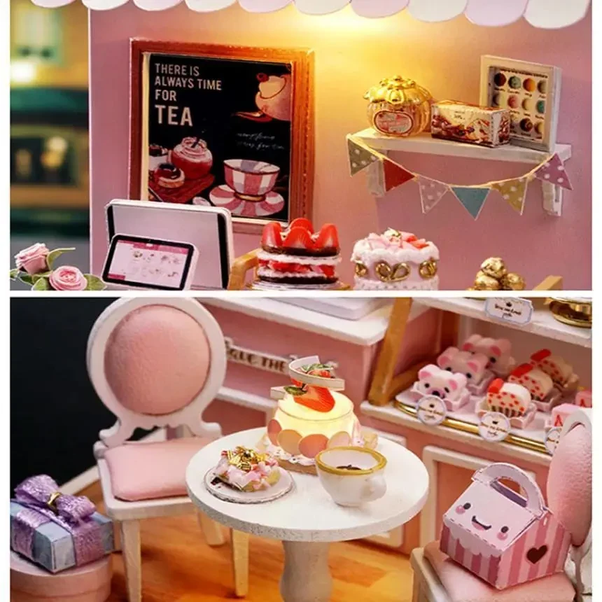 Конструктор 3D Румбокс Sweet Talk (Солодка розмова) з LED-підсвіткою та пилозахисним ковпаком