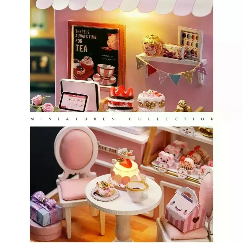 Конструктор 3D Румбокс Sweet Talk (Солодка розмова) з LED-підсвіткою та пилозахисним ковпаком
