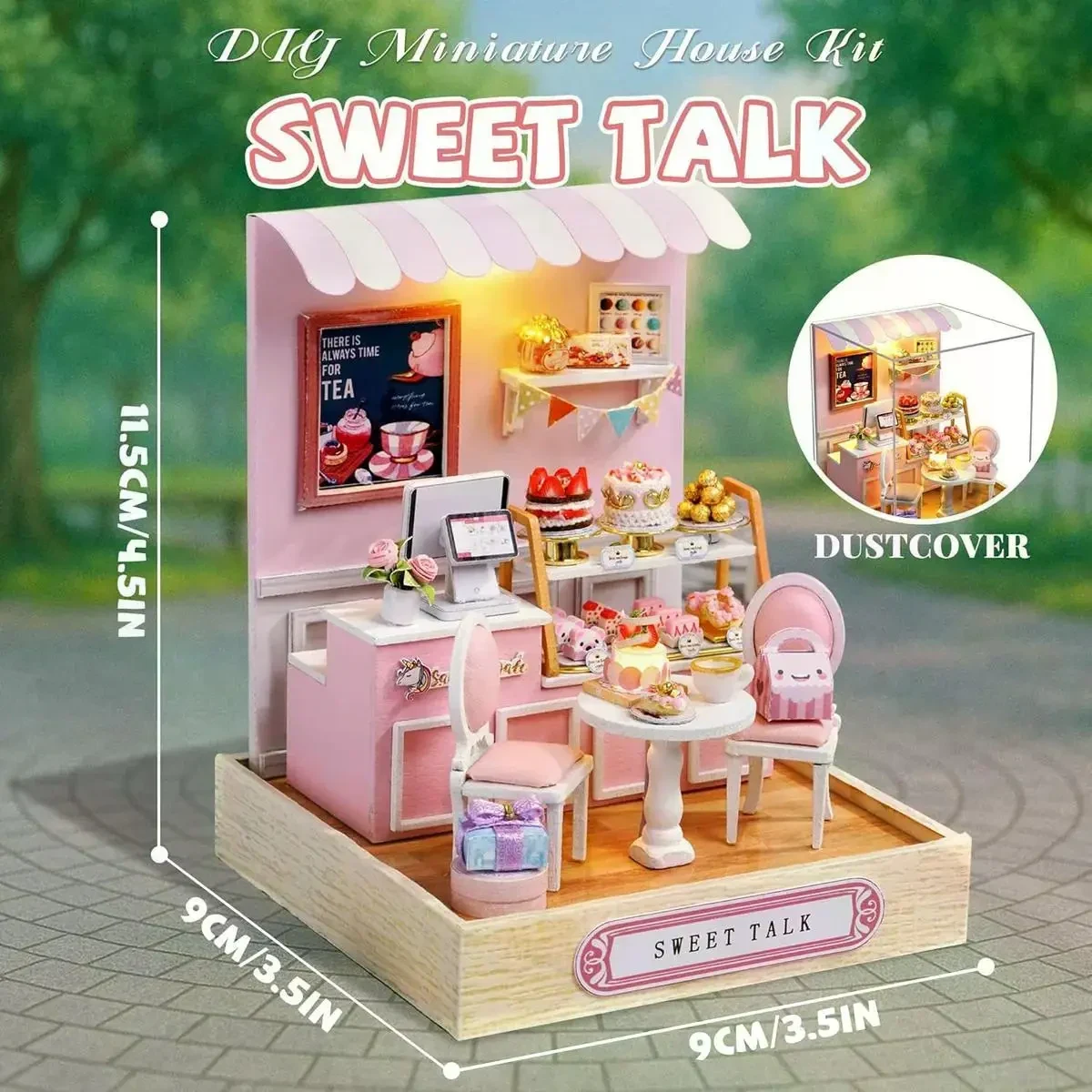 Конструктор 3D Румбокс Sweet Talk (Солодка розмова) з LED-підсвіткою та пилозахисним ковпаком