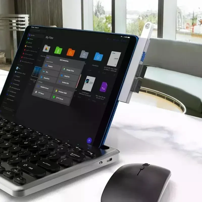 USB хаб 4 в 1 металевий USB 3.0 (вхід USB вихід 4 USB), компактний розгалужувач для ноутбука, ПК, флешки, миші, клавіатури