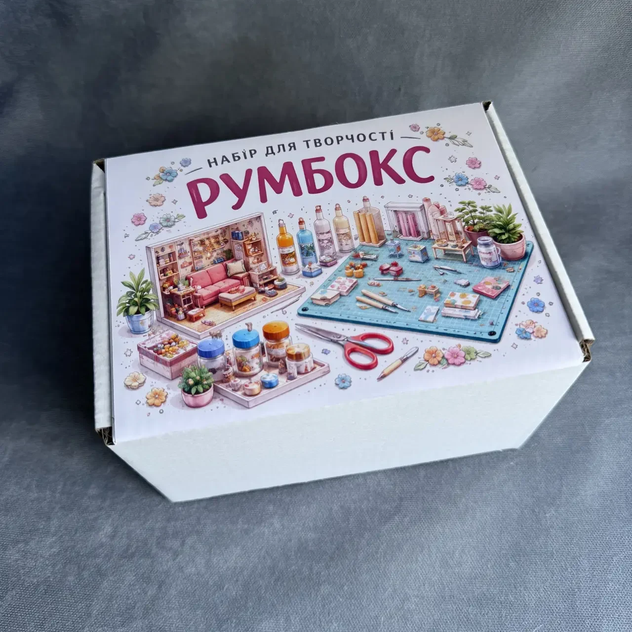 Конструктор 3D Румбокс Sweet Talk (Солодка розмова) з LED-підсвіткою та пилозахисним ковпаком