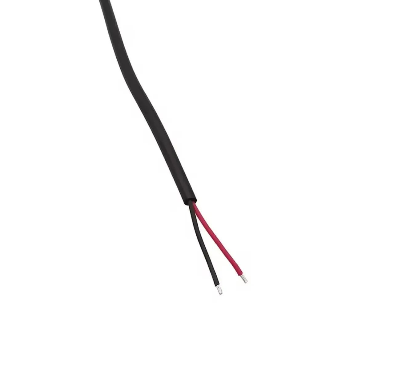 Кабель живлення USB-C з вільними кінцями під пайку, 30 см, 5 В 2 А, 22AWG, 1 шт., чорний